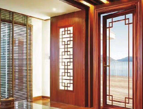 Built-in scenic glass